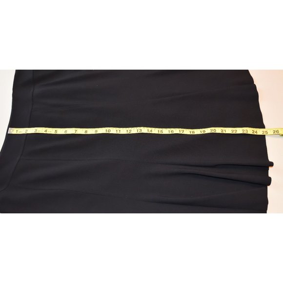 Vintage Ann Taylor A-Line Black Wool Skirt Size 8 - Picture 6 of 8